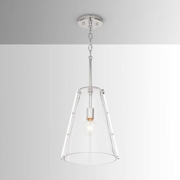 Longshore Tides Samir 1 Light Single Cone Pendant Wayfairca